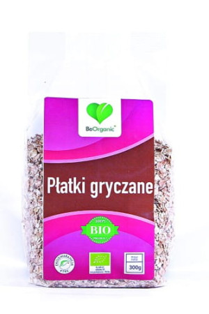 BEORGANIC PŁATKI GRYCZANE 300G EKO