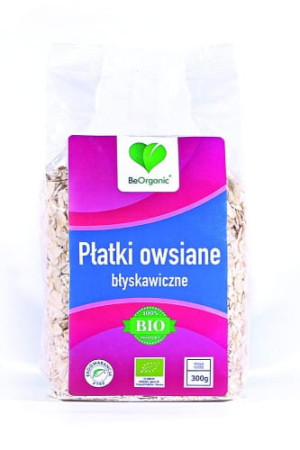 BEORGANIC PŁATKI OWSIANE 300G EKO