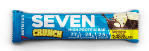 7NUTRITION BATON SEVEN CRUNCH BAR 77G DARK BANANA