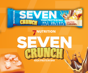 7NUTRITION BATON SEVEN CRUNCH BAR 77G SALTED CARAM