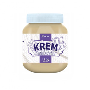 PROFIT KREM MLECZNY 350G O SMAKU BIAŁEJ CZEKOLADY
