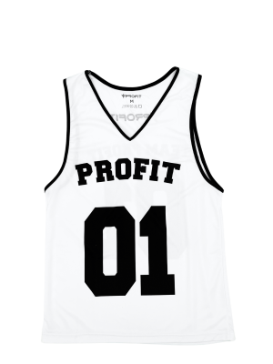 PROFIT TANK TOP COOLMAX BIAŁY