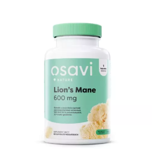 OSAVI LIONS MANE 600MG 60 VEGAN CAPS SOPLÓWKA JEŻO