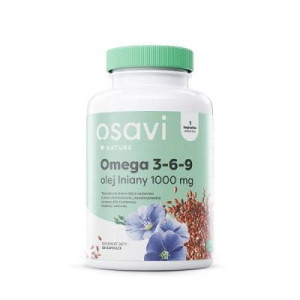 OSAVI OMEGA 3-6-9 OLEJ LNIANY 1000MG 120 SOFT GELS