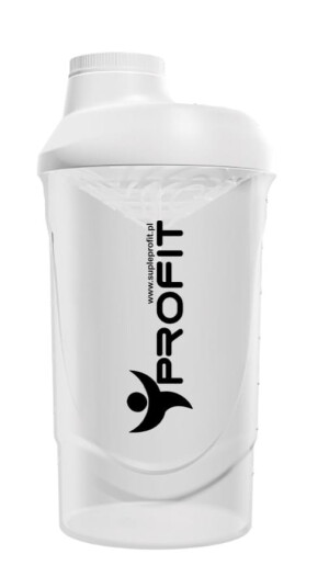 PROFIT SHAKER WAVE 600ML WHITE
