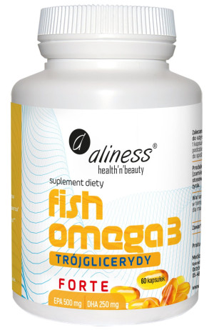 ALINESS FISH OMEGA 3 FORTE TRÓJGLICERYDY 500/250MG