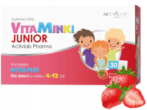 ACTIVLAB PHARMA VITAMINKI JUNIOR 30 SASZ TRUSKAWKA