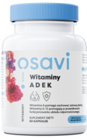 OSAVI WITAMINY ADEK 60 SOFTGELS