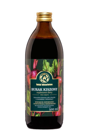 HERBAL MONASTERIUM SOK Z BURAKA KISZONEGO 500ML