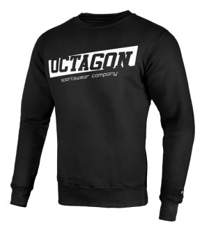 OCTAGON BLUZA SPORSTWEAR COMPANY BEZ KAPTURA BLACK/WHITE