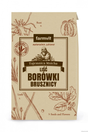 FARMVIT BORÓWKA BRUSZNICA LIŚĆ 50G