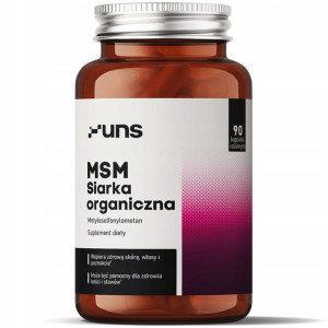 UNS MSM SIARKA ORGANICZNA 90 VEGE KAPS