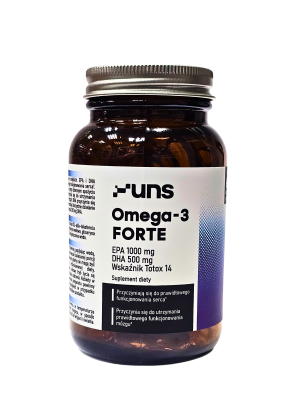 UNS OMEGA-3 FORTE 60 SOFTGELS NEW