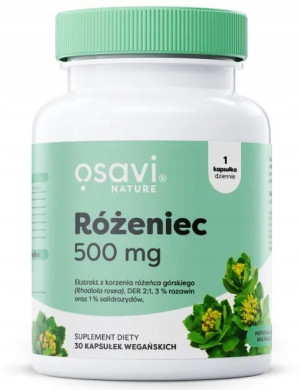 OSAVI RHODIOLA ROSEA KORZEŃ 500MG 30 VEGE CAPS