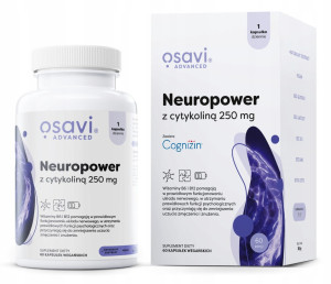 OSAVI NEUROPOWER Z CYTOKOLINĄ 250MG 30 VEGAN CAPS