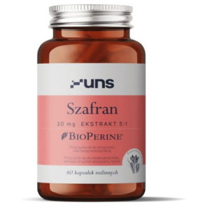 UNS SZAFRAN+BIOPERINE 60 VEGE KAPS