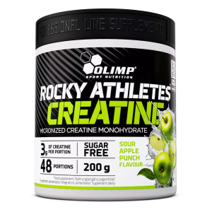OLIMP ROCKY ATHLETS CREATINE 200G SOUR APPLE PUNCH