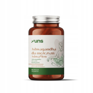 UNS ASHWAGANDHA DLA MĘŻCZYZN ASHWAMEN 60 VEGE KAPS