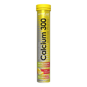 ACTIVLAB CALCIUM 300 CYTRYNA TUBA 20TAB