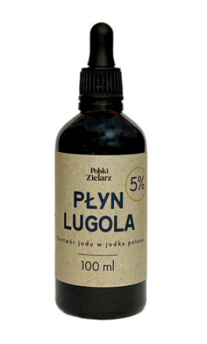 POLSKI ZIELARZ JOD PŁYN LUGOLA 5% 100ML