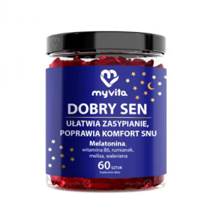 MYVITA ŻELKI NATURALNE DOBRY SEN 60SZT