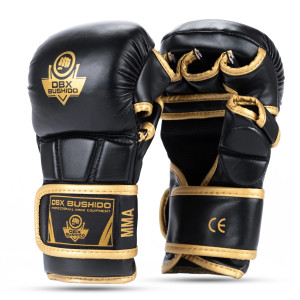 DBX BUSHIDO RĘKAWICE MMA MASTER GOLD E1V9G