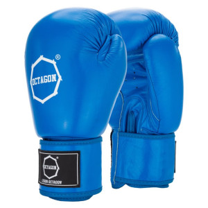 OCTAGON RĘKAWICE BOKSERSKIE TANK SKÓRA BLUE