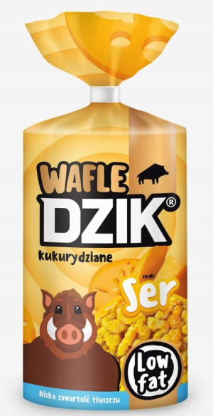 DZIK WAFLE KUKURYDZIANE LOW FAT- SER