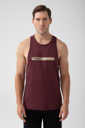 TREC BASIC TANK TOP 181M BURGUNDY
