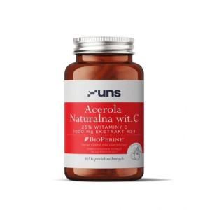 UNS ACEROLA NATURAL WIT. C+ BIOPERINE 60