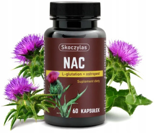 SKOCZYLAS NAC L-GLUTATION, OSTROPEST 60KAP