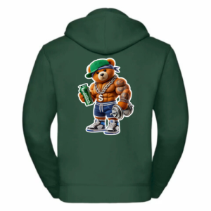 PROFIT BLUZA MISIEK GYM PREMIUM DEEP GREEN