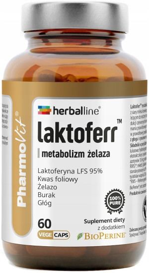PHARMOVIT LACTOFERR ŻELAZO 60 KAPS