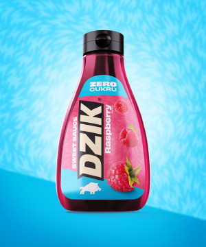 DZIK SOS ZERO MALINOWY 425ML