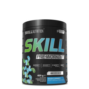 SKILL PRE WORKOUT 400G SOUR GUMMIES