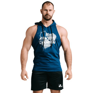 OLIMP MEN STRINGER HOODIE CHAMPION NAVY