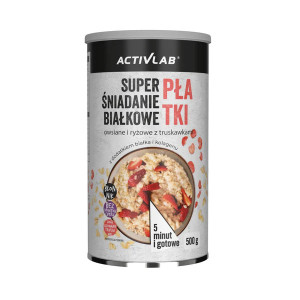 ACTIVLAB SUPER PŁATKI OWSIANE I RYŻOWE TRUSKAWKA