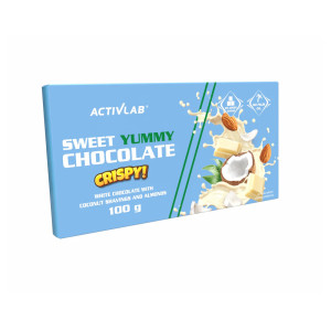 ACTIVLAB SWEET YUMMY CHOCOLATE BIAŁA CRISPY KOKOS