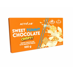 ACTIVLAB SWEET YUMMY CHOCOLATE BIAŁA Z HERBATNIKAM