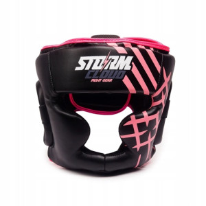 STORMCLOUD KASK BOKSERSKI LYNX CZARNO RÓŻOWY