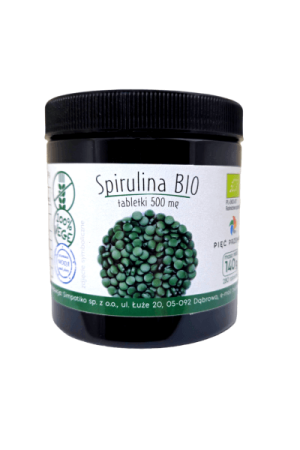 PIĘĆ PRZEMIAN SPIRULINA TABLETKI BIO 140G 280TAB