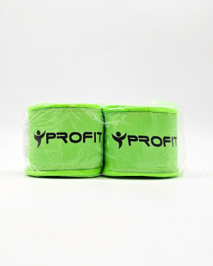 PROFIT BANDAŻE BOKSERSKIE OWIJKI NEON GREEN 2,5M