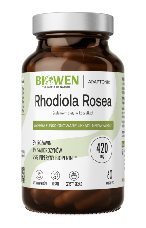 BIOWEN RHODIOLA ROSEA 420MG RÓŻENIEC 60KAPS
