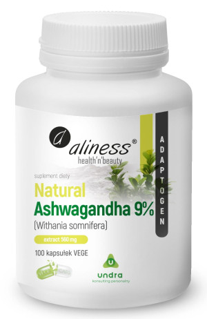 ALINESS NATURAL ASHWAGANDHA 9% 555MG 100KAPS
