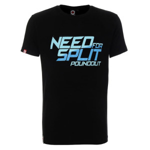 POUNDOUT T-SHIRT NEED FOR SPLIT - CZARNY