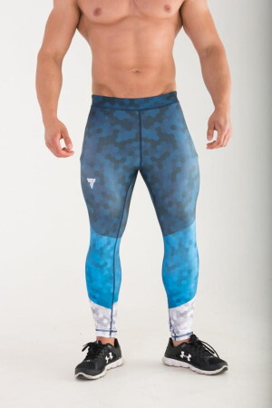 TREC LEGGINSY PRO PANTS 008 - NIEBIESKI