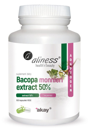 ALINESS BACOPA MONNIERI EXTRACT 50% 100KAPS