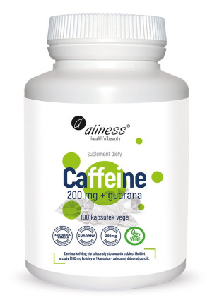 ALINESS CAFFEINE 200MG Z GUARANĄ 100KAPS