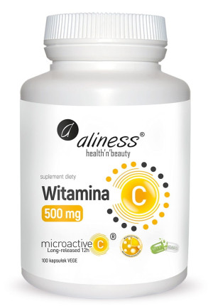 ALINESS WIT C 500MG MICROACTIVE 12H 100KAPS