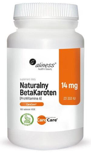 ALINESS NATURALNY BETA KAROTEN 100KAPS